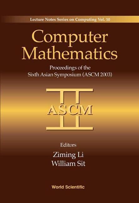 Produktbild: Computer Mathematics: Proceedings of the Sixth Asian Symposium (Ascm'03)