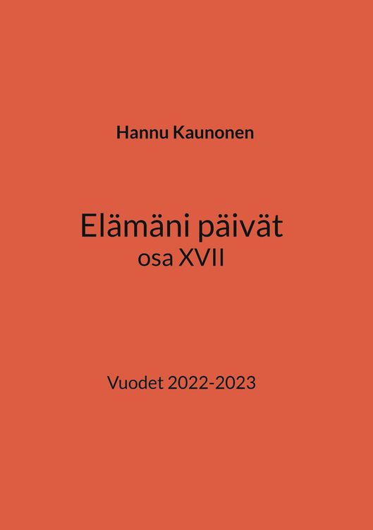 Produktbild: El&auml;m&auml;ni p&auml;iv&auml;t osa XVII