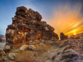 Produktbild: CALVENDO Puzzle Ein Motiv aus dem Kalender Der Harz, Naturschutzgebiet Teufelsmauer | 1000 Teile Lege-Gr&ouml;&szlig;e 64x48cm Foto-Puzzle f&uuml;r gl&uuml;ckliche Stunden