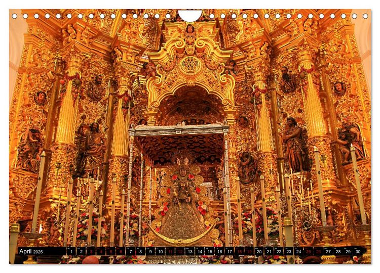 Produktbild: El Rocio - Andalusiens faszinierende Wallfahrt (Wandkalender 2026 DIN A4 quer), CALVENDO Monatskalender