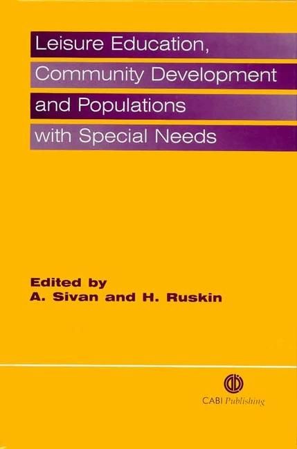 Produktbild: Leisure Education, Community Development and Populations with Special Needs