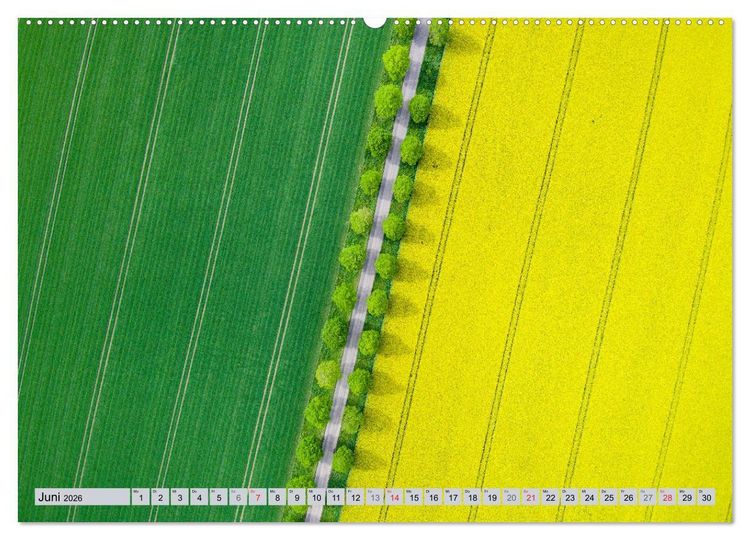 Produktbild: Ausblicke - Mittelhessen von Oben (Wandkalender 2026 DIN A2 quer), CALVENDO Monatskalender