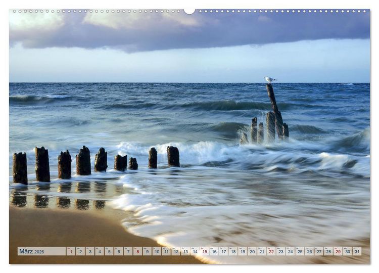 Produktbild: Farben der Ostsee (Wandkalender 2026 DIN A2 quer), CALVENDO Monatskalender