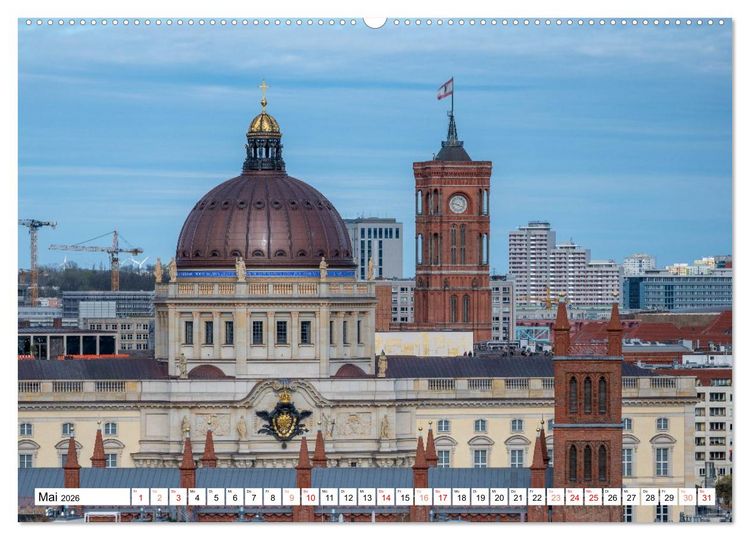 Produktbild: Faszination Berlin - Stadtansichten zwischen Himmel und Spree (hochwertiger Premium Wandkalender 2026 DIN A2 quer), Kunstdruck in Hochglanz