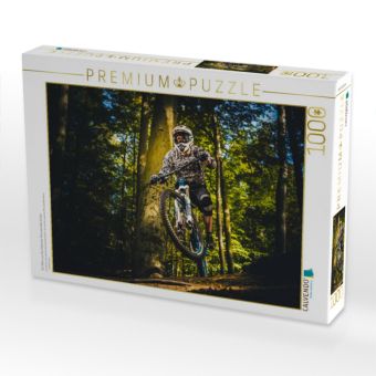 Produktbild: CALVENDO Puzzle Ein Motiv aus dem Kalender Mountainbike Action | 1000 Teile Lege-Gr&ouml;&szlig;e 64x48cm Foto-Puzzle f&uuml;r gl&uuml;ckliche Stunden