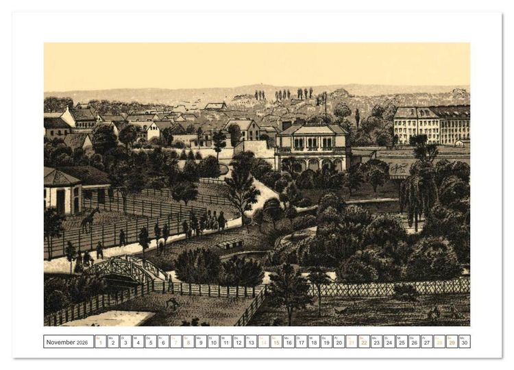 Produktbild: Hamburg: Die Hafenstadt auf historischen Stichen (Wandkalender 2026 DIN A2 quer), CALVENDO Monatskalender