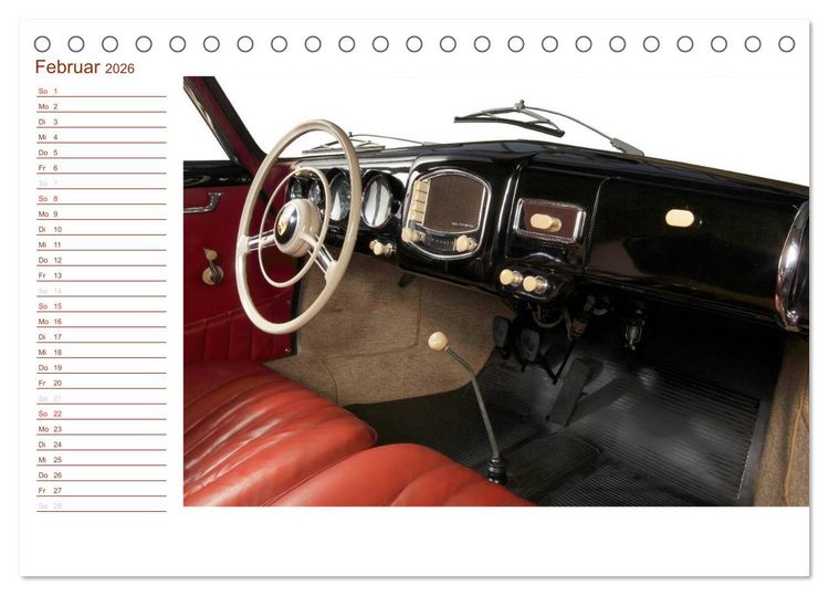 Produktbild: Classic 356 (Tischkalender 2026 DIN A5 quer), CALVENDO Monatskalender