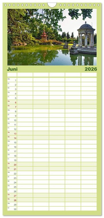 Produktbild: Familienplaner 2026 - Die zeitlose Sch&ouml;nheit von Genua mit 5 Spalten (Wandkalender, 21 x 45 cm) CALVENDO
