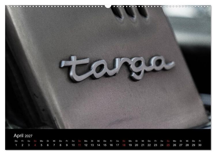 Produktbild: Heiligs Blechle - Porsche-Ikonen im Detail (Wandkalender 2027 DIN A2 quer), CALVENDO Monatskalender