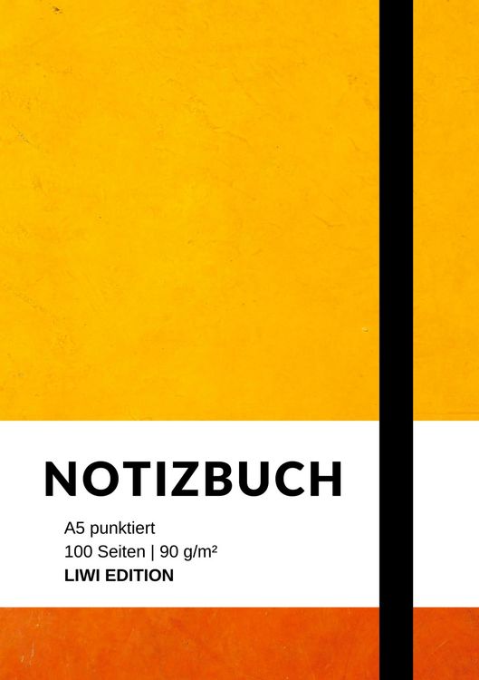Produktbild: Notizbuch A5 punktiert - 100 Seiten 90g/m&sup2; - Soft Cover - Papier