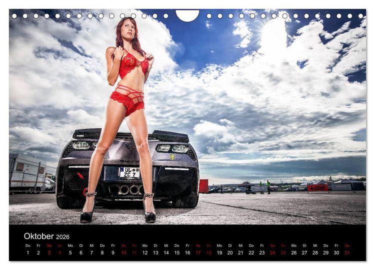 Produktbild: Cars and Girls (Wandkalender 2026 DIN A4 quer), CALVENDO Monatskalender