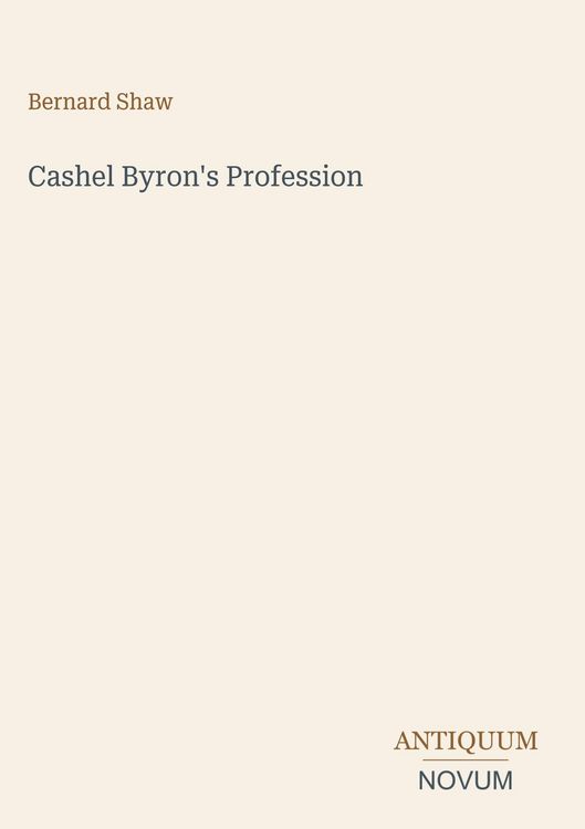 Produktbild: Cashel Byron's Profession