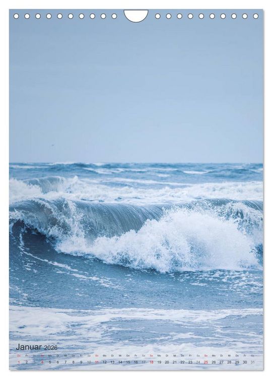 Produktbild: Farbenpracht Nordsee (Wandkalender 2026 DIN A4 hoch), CALVENDO Monatskalender
