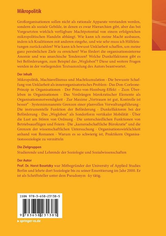 Produktbild: Mikropolitik