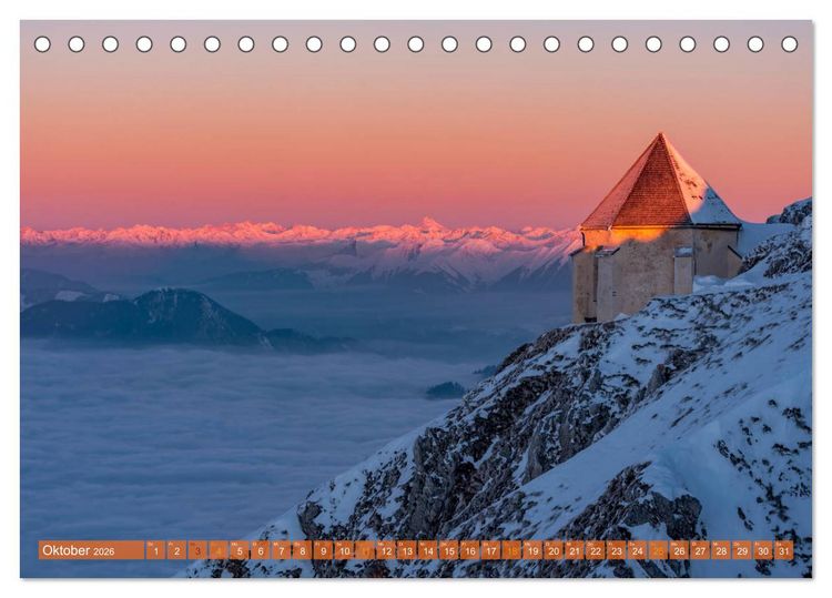 Produktbild: DOBRATSCH - Die Magie der Fernsicht (Tischkalender 2026 DIN A5 quer), CALVENDO Monatskalender