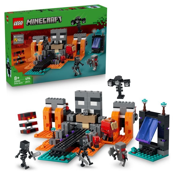 Produktbild: LEGO Minecraft 21590 Duell mit dem Wither, Kinder Geschenk f&uuml;r Gamer