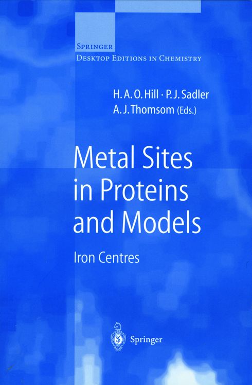Produktbild: Metal Sites in Proteins and Models