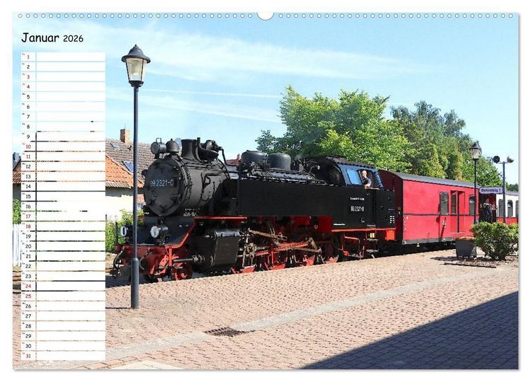 Produktbild: K&uuml;hlungsborn Geburtstagsplaner (hochwertiger Premium Wandkalender 2026 DIN A2 quer), Kunstdruck in Hochglanz