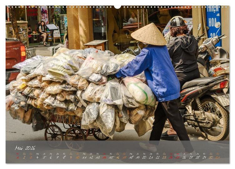 Produktbild: Vietnam von Hanoi bis Phu Quoc Menschen, Landschaften und St&auml;dte (hochwertiger Premium Wandkalender 2026 DIN A2 quer), Kunstdruck in Hochglanz
