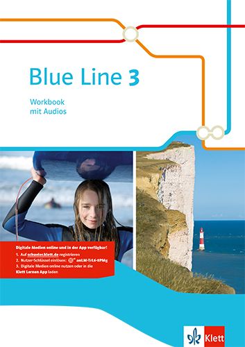 Produktbild: Blue Line 3. Workbook mit Nutzerschl&uuml;ssel. Ausgabe 2014