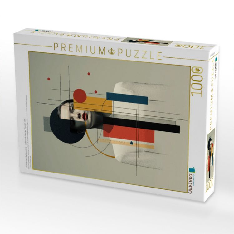 Produktbild: CALVENDO Puzzle Ein Blick durch die Geometrie - wo Pers&ouml;nlichkeit auf Pr&auml;zision trifft | 1000 Teile Lege-Gr&ouml;&szlig;e 64x48cm Foto-Puzzle f&uuml;r gl&uuml;ckliche Stun