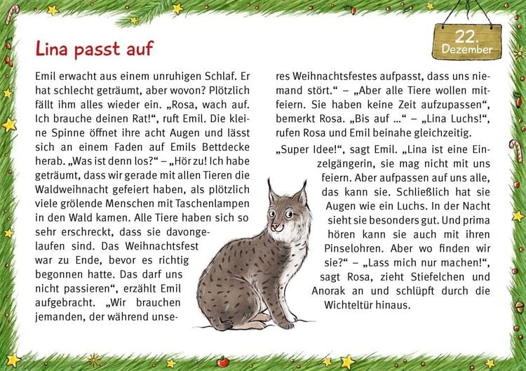 Produktbild: Wichtel Emil und die Waldtiere. 24 Geschichten zum Vorlesen im Advent. F&uuml;r Kinder von 3 bis 6