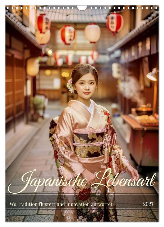 Produktbild: Japanische Lebensart (Wandkalender 2027 DIN A3 hoch), CALVENDO Monatskalender