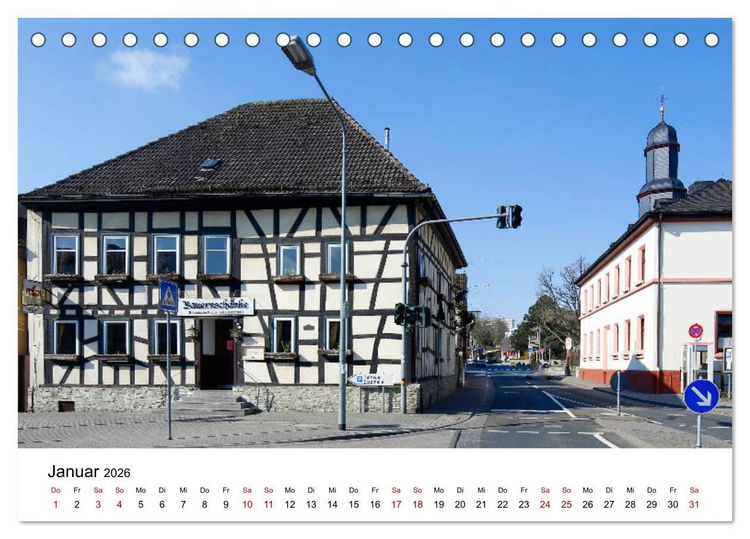 Produktbild: Eschborn vom Taxifahrer Petrus Bodenstaff (Tischkalender 2026 DIN A5 quer), CALVENDO Monatskalender