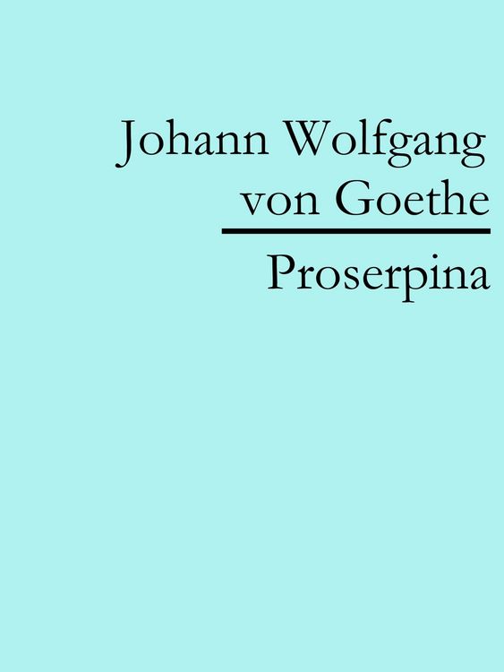 Produktbild: Proserpina