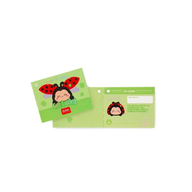 Produktbild: Legami Kissen - Super Soft! - Ladybug "Get Lucky"