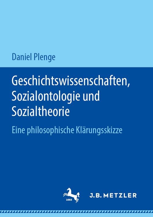 Produktbild: Geschichtswissenschaften, Sozialontologie und Sozialtheorie