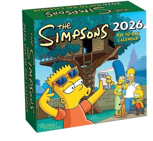 Produktbild: The Simpsons 2026 Day-To-Day Calendar