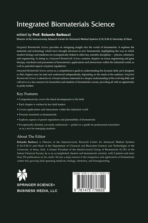 Produktbild: Integrated Biomaterials Science