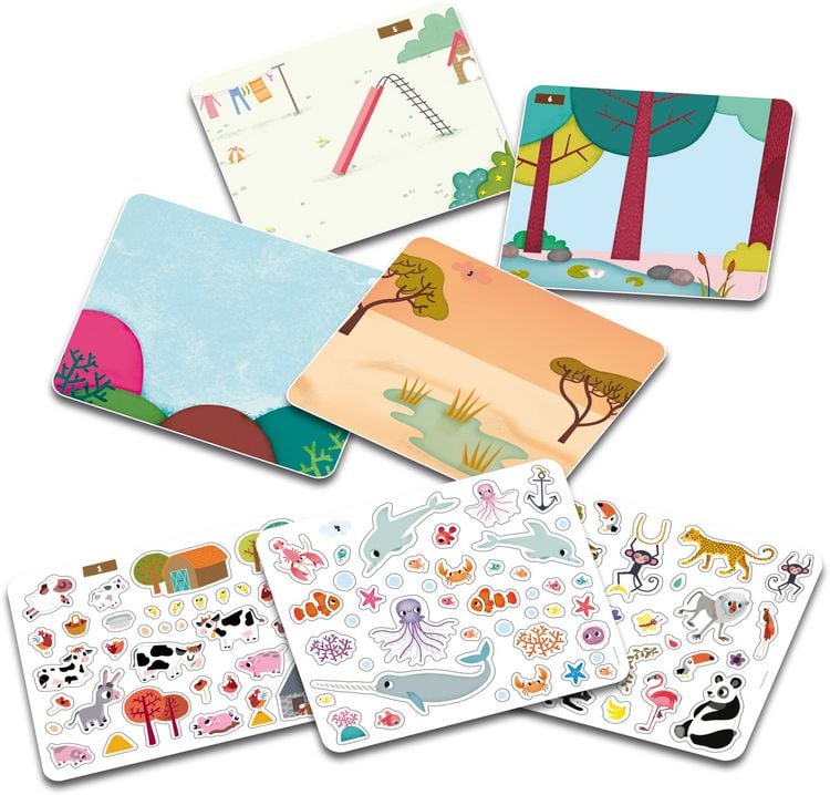 Produktbild: 200 Aufkleber - Tiere
