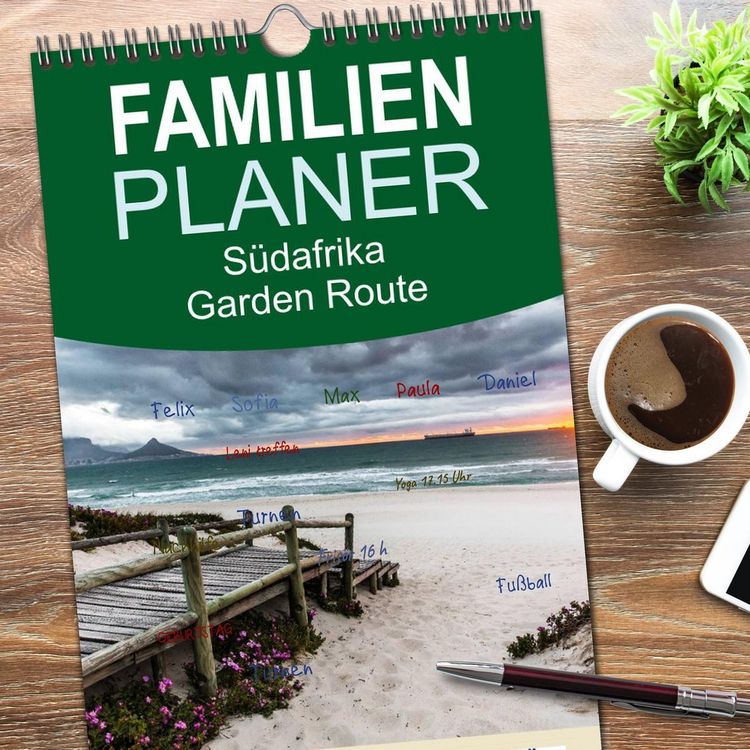 Produktbild: Familienplaner 2026 - S&uuml;dafrika - Garden Route mit 5 Spalten (Wandkalender, 21 x 45 cm) CALVENDO