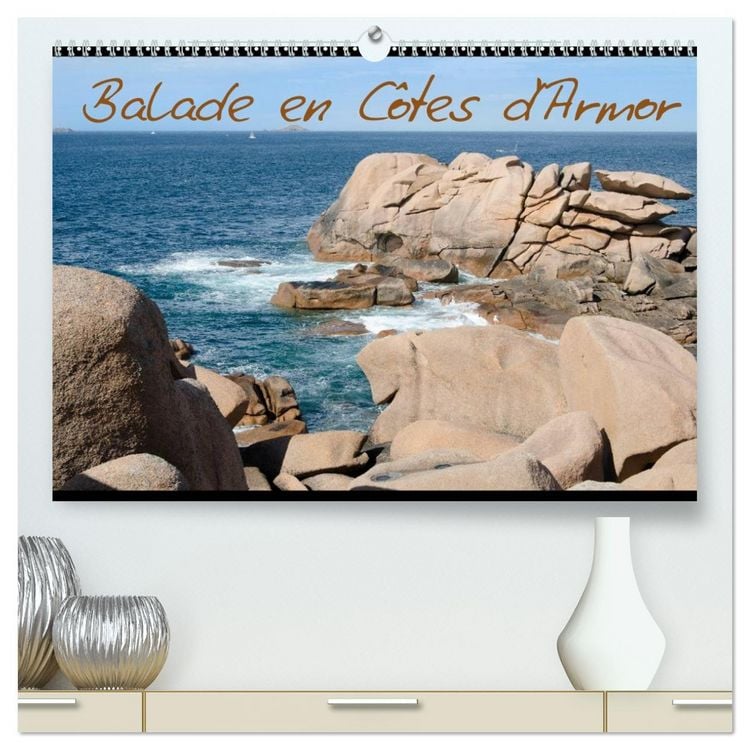 Produktbild: Balade en C&ocirc;tes d'Armor (Calendrier mural 2026 DIN A2 vertical) calendrier de bureau