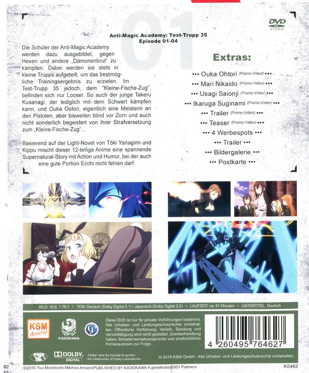 Produktbild: Anti-Magic Academy - Test Trupp 35 Vol.1: Episode 01-4