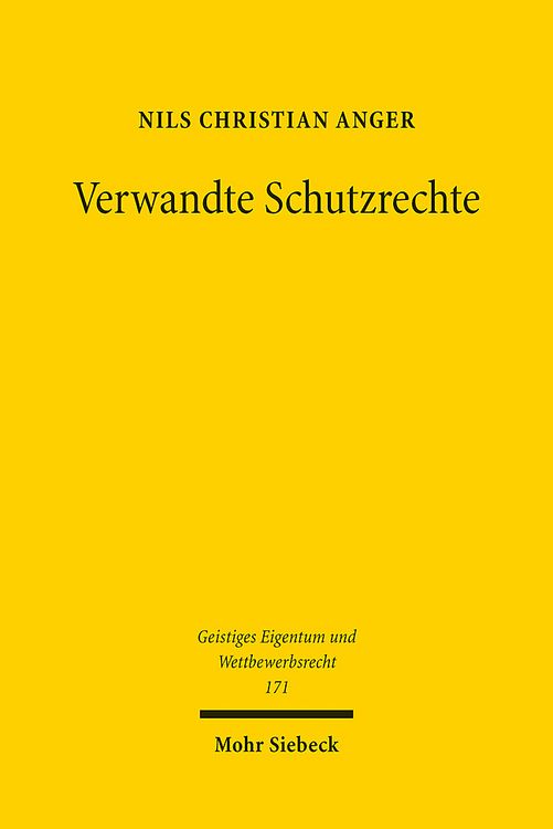 Produktbild: Anger, N: Verwandte Schutzrechte