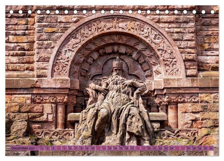 Produktbild: Bad Frankenhausen - Kyffh&auml;user in Th&uuml;ringen (Tischkalender 2027 DIN A5 quer), CALVENDO Monatskalender