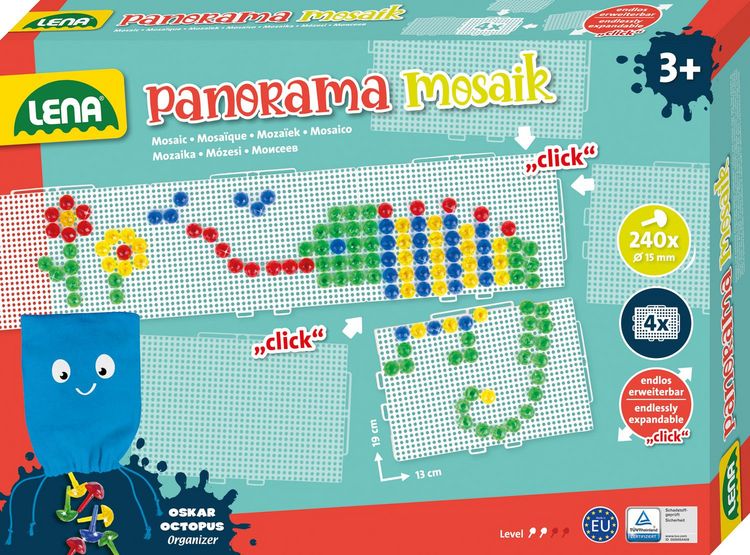 Produktbild: LENA 35616 - Mosaik Set Panoramabild XL transparent 15 mm