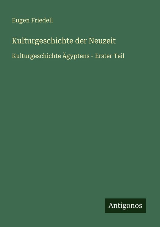 Produktbild: Kulturgeschichte der Neuzeit