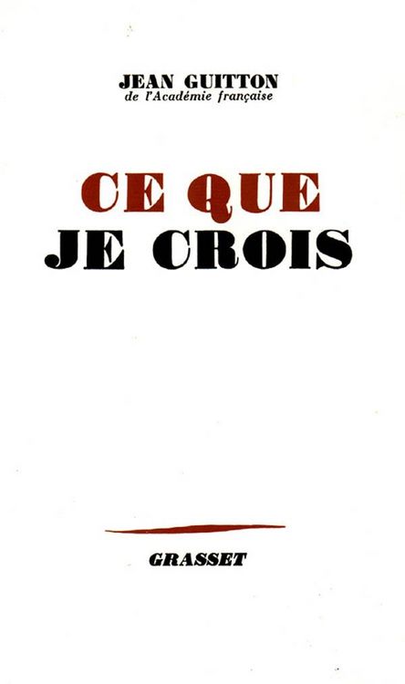 Produktbild: Ce que je crois