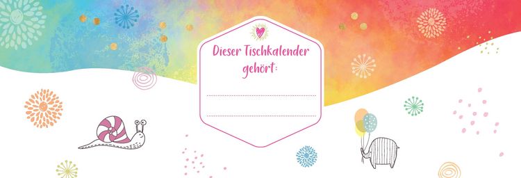 Produktbild: Der Kita-Tischkalender mit Herz (Juli 2025 &ndash; August 2026)