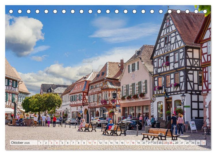 Produktbild: Seligenstadt Impressionen (Tischkalender 2026 DIN A5 quer), CALVENDO Monatskalender