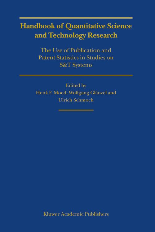 Produktbild: Handbook of Quantitative Science and Technology Research