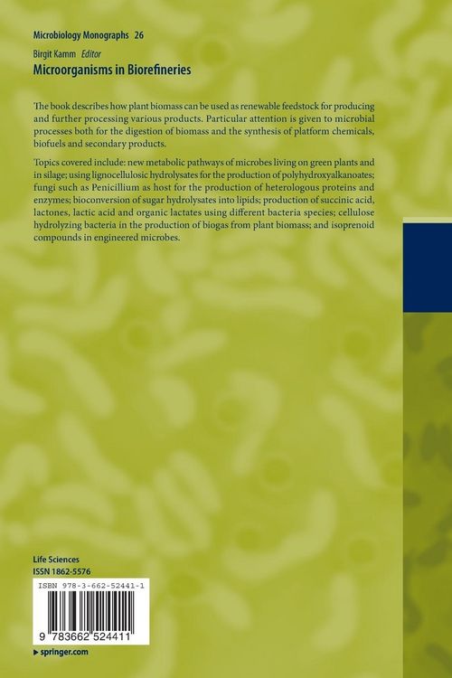 Produktbild: Microorganisms in Biorefineries