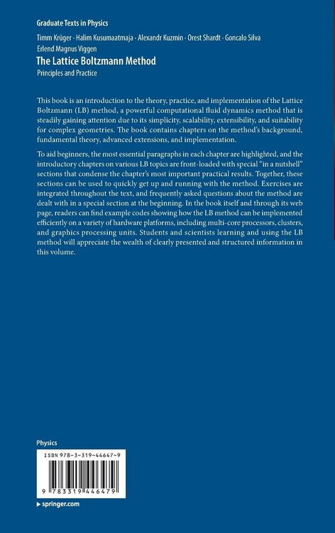 Produktbild: The Lattice Boltzmann Method