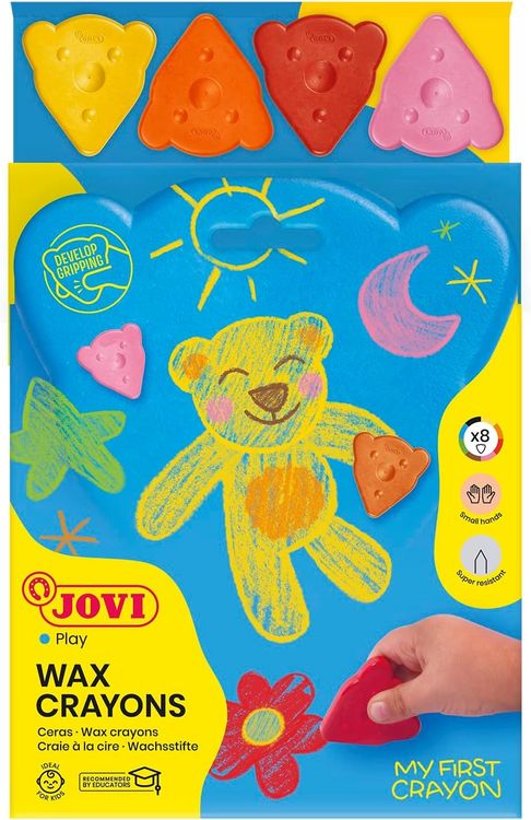 Produktbild: JOVI - L'OURS MAGIQUE Wachsmalstifte, 8er Set