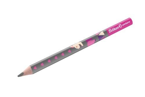 Produktbild: Pelikan Combino Set pink Schreiblernbleistift, Radierer, Anspitzer, 3er Set