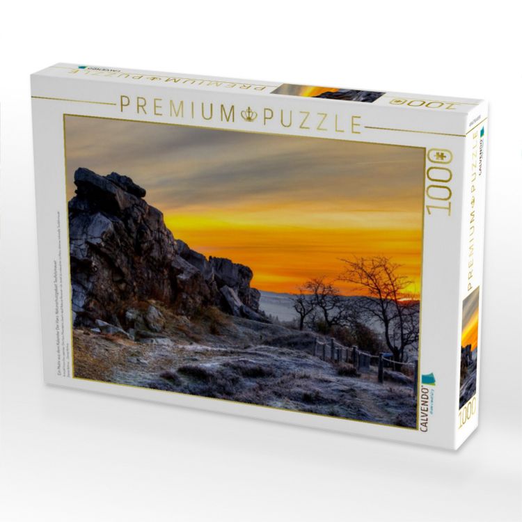 Produktbild: CALVENDO Puzzle Ein Motiv aus dem Kalender Der Harz, Naturschutzgebiet Teufelsmauer | 1000 Teile Lege-Gr&ouml;&szlig;e 64x48cm Foto-Puzzle f&uuml;r gl&uuml;ckliche Stunden